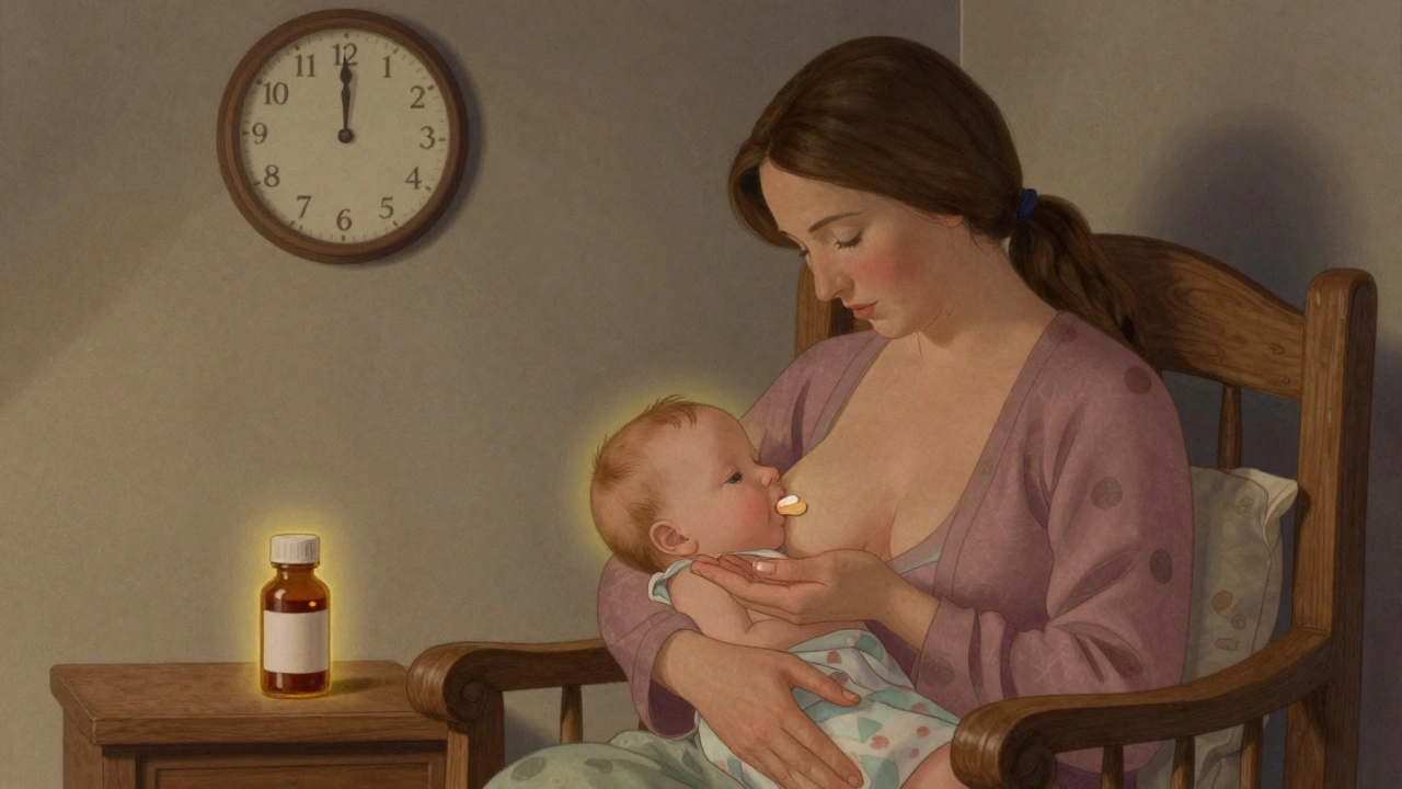 How to Time Medication Doses to Reduce Infant Exposure During Breastfeeding
